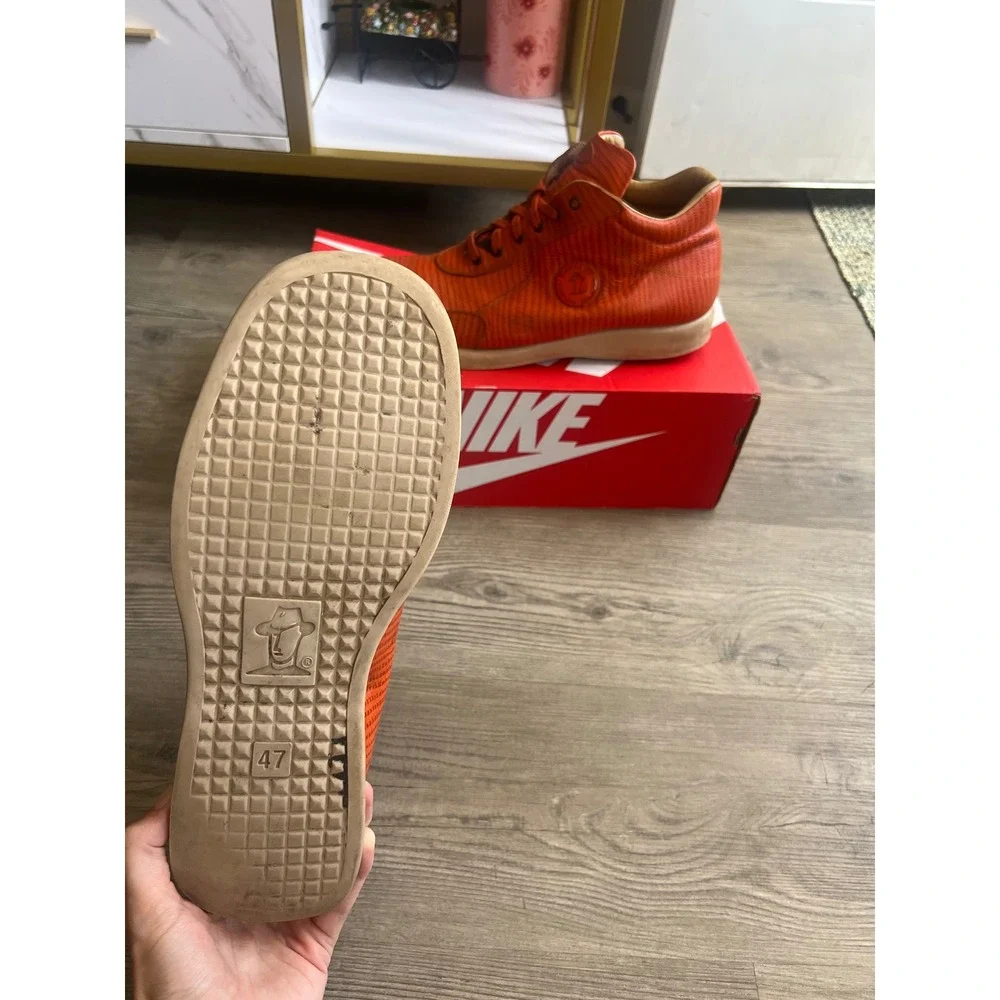 Havana Joe Men's Leather Mid Top Orange Boot EV10 Size 13 Made In Spain